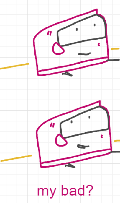 A panel from Running Duos, episode four of the Board Boards object show by Furretwalk/WalkingFurret.